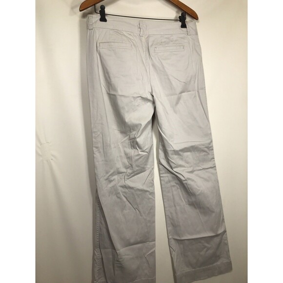 J Jill Tan Straight Fit Slim Boyfriend Stretch Sz 10 Cotton Pants RN 97641 - Picture 6 of 6
